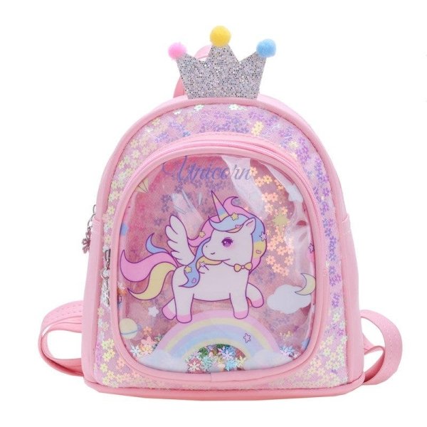 Fashionable Unicorn Girl Korean Version School Backpack for Children